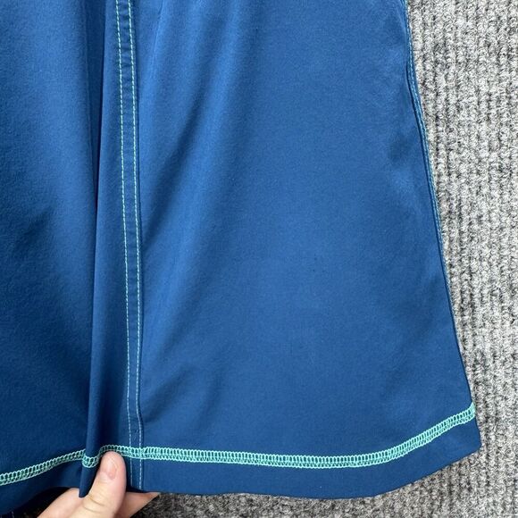 Title Nine Nimblene Swingtastic Skort Size 12 Blue Golf Tennis Pickleball Skirt - Picture 4 of 11